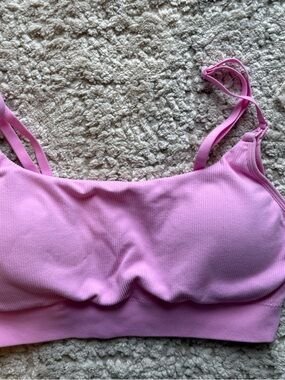 Momanda ribbed nursing bra wireless and seamless.